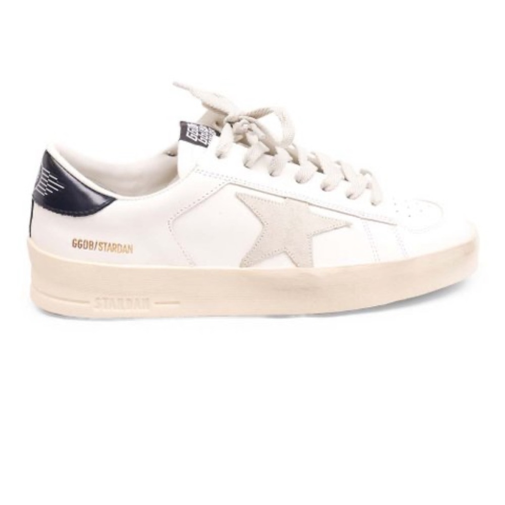 Brand new in box Golden Goose White & Beige Star Stardan Leather Sneaker - Men